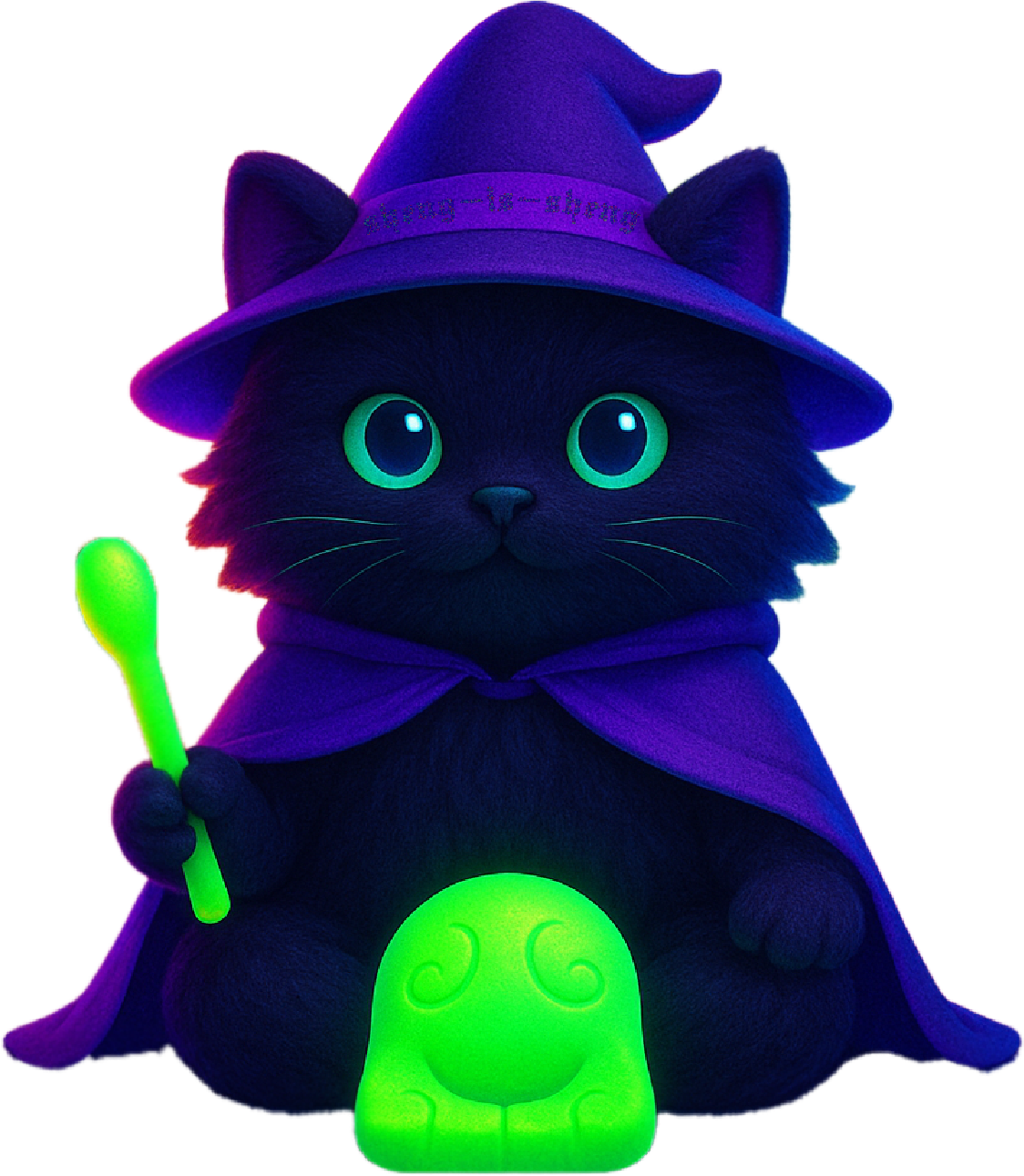 魔法貓貓敲木魚